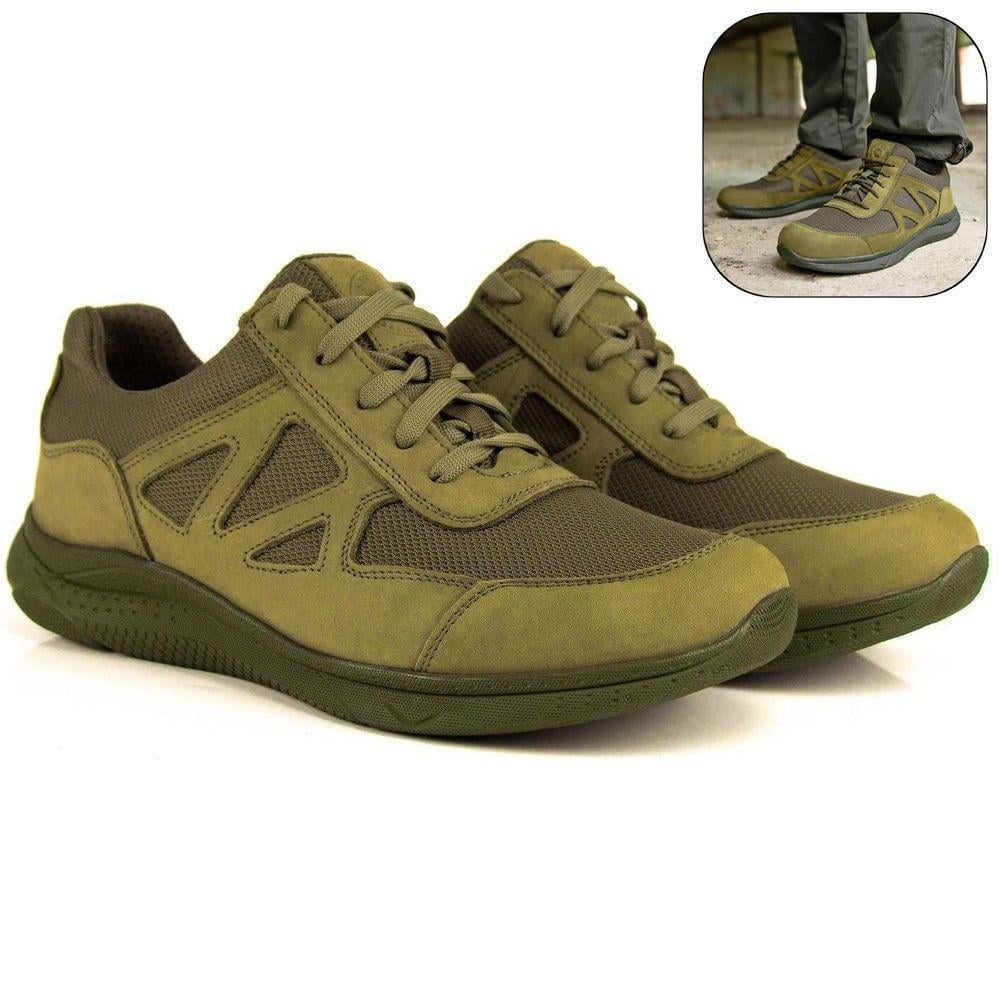 Кросівки туристичні Стимул Ягуар р. 50 літо/посилені Оливковий - фото 2