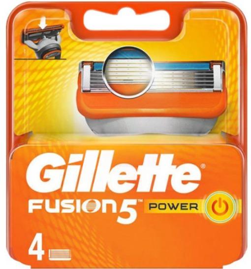 Картриджі GILLETTE Fusion Power Box 4 шт. (4403377)