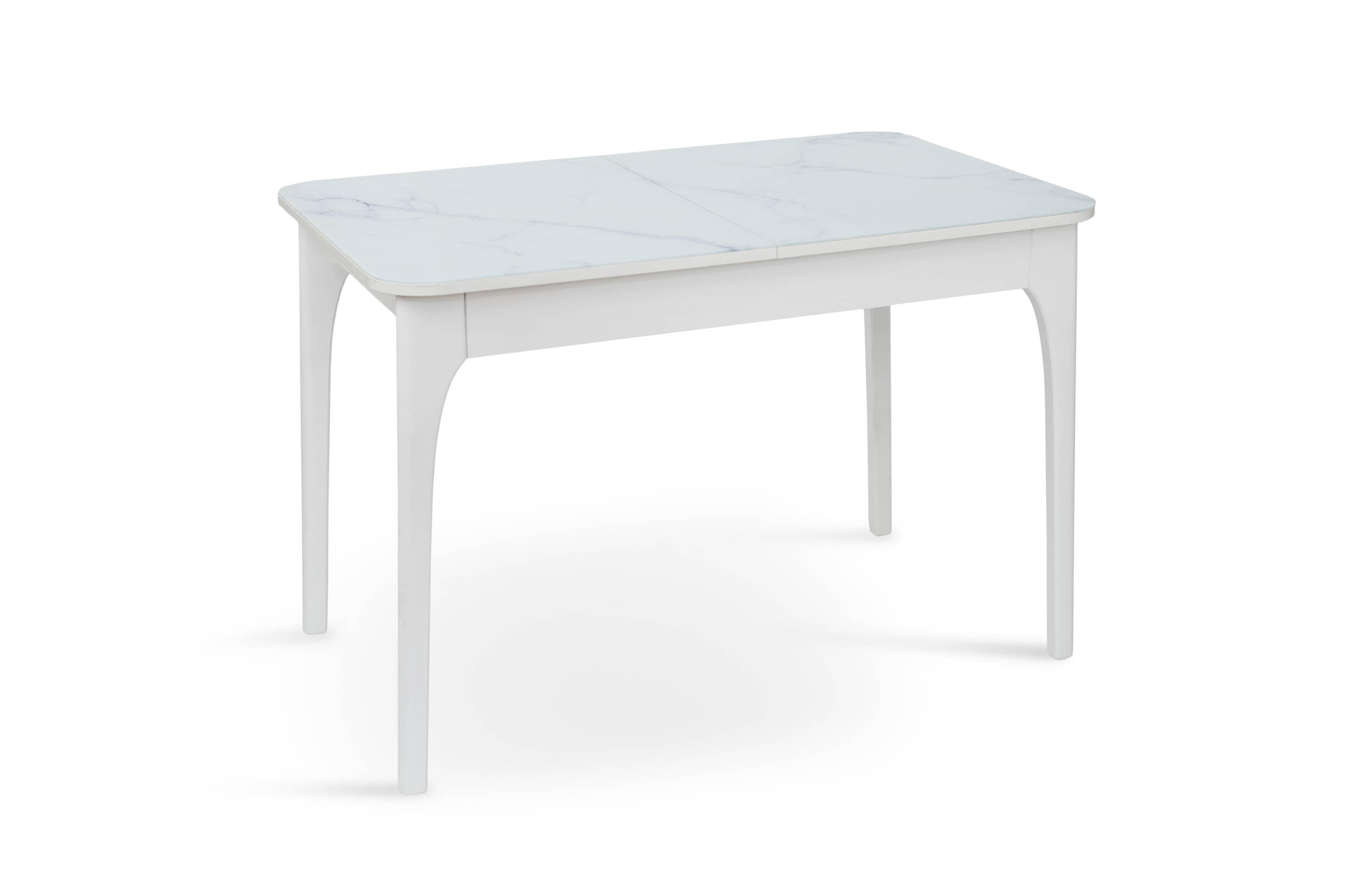 Стол-трансформер кухонный раскладной FIESTA Белый/Белый мрамор (FSTMW-11357) - фото 3 Стол-трансформер кухонный раскладной FIESTA Белый/Белый мрамор (FSTMW-11357) - фото 3