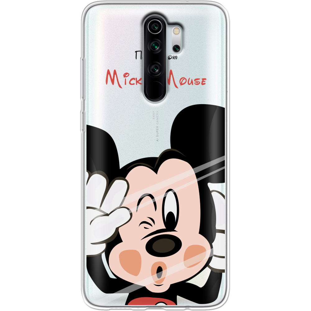 Чехол Boxface Xiaomi Redmi Note 8 Pro Mister M Прозрачный силикон (38222-cc58-38222)