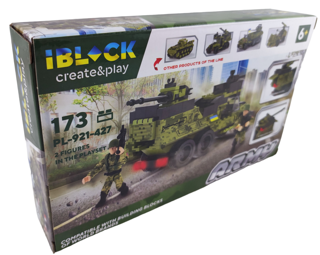 Конструктор Iblock Військова техніка 173 дет. - фото 2 Конструктор Iblock Військова техніка 173 дет. - фото 2