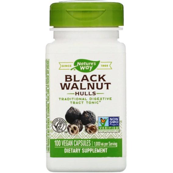 Чорний горіх Nature's Way Black Walnut Hulls 500 мг 100 Caps (NWY-10600)