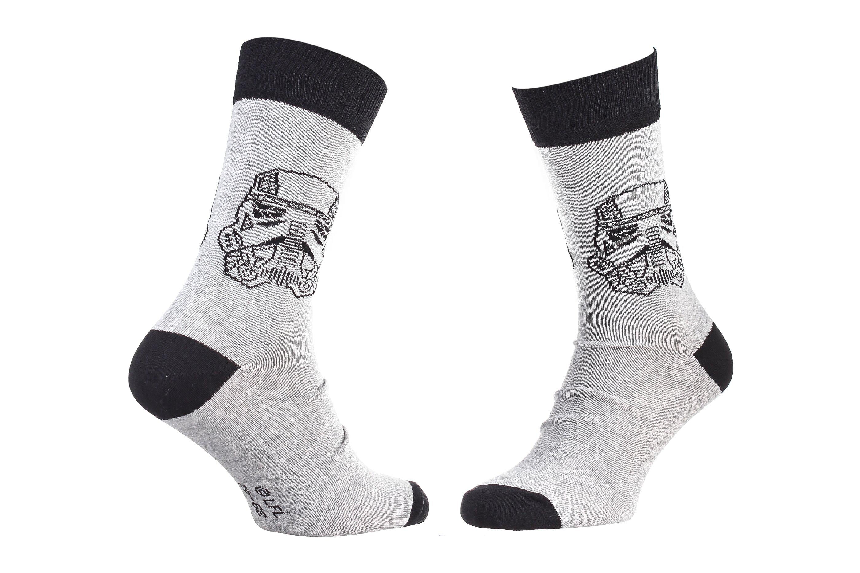 Носки Star Wars Storm Trooper Head 1 пара р. 39-42 Gray (93155062-4)