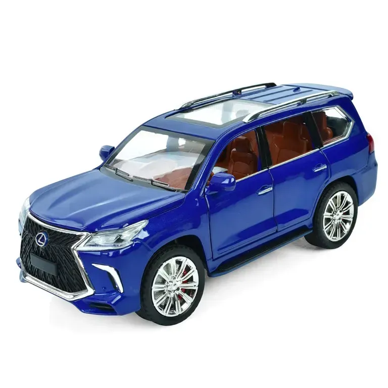 Игрушечная автомобильная моделька АвтоСвіт Lexus LX570 инерционная из металла 20х9х7 см Синий (150-98-AP-1838BL)