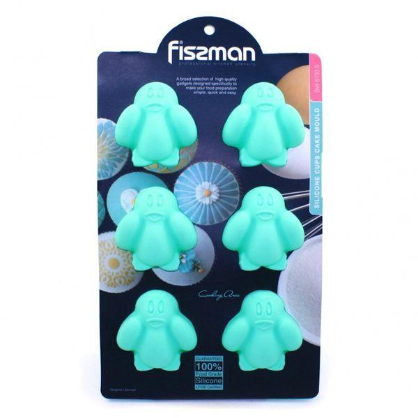 Форма для випічки кексів Fissman Пінгвіни 26x16 см (6733)