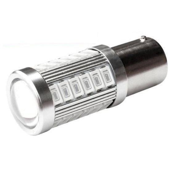 Автомобільна лампа LED 1156 BA15S P21W 33 SMD Червоне світло (288076) Автомобільна лампа LED 1156 BA15S P21W 33 SMD Червоне світло (288076)