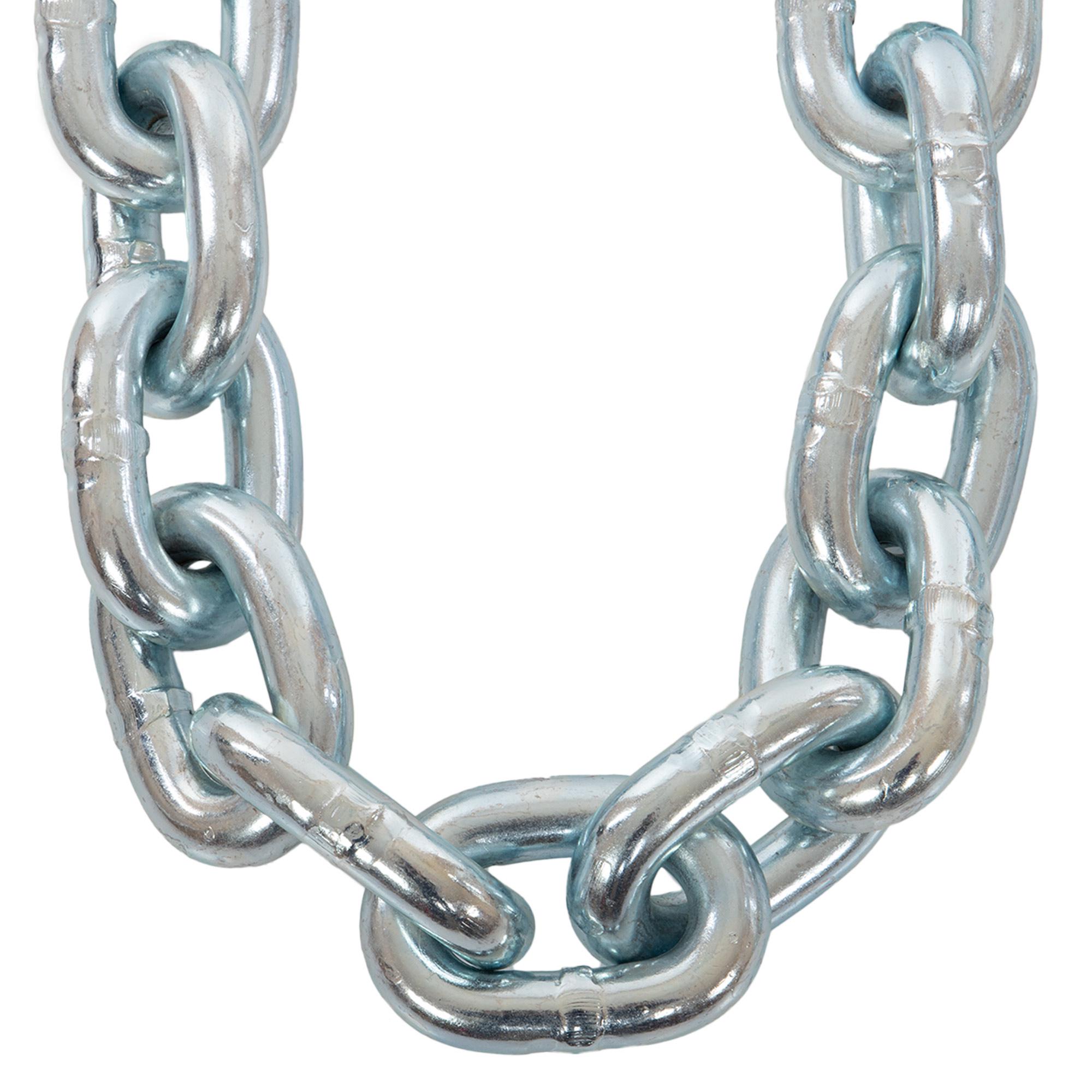 Ланцюг-обважнювач Zelart TA-7809-15 15 кг 8 м х 19 мм Хром (DR011669) - фото 2