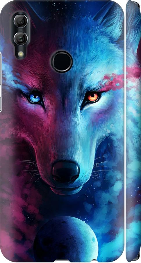Чехол на Huawei Honor 10 Lite Арт-волк (3999m-1618-42517)