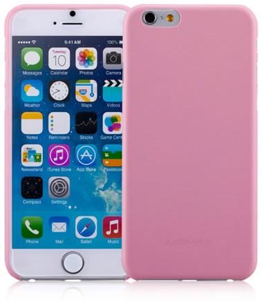 Чохол-накладка Momax Membrane 0.3 mm for iPhone 6/6S Plus, Pink (CSAPIP6LP)