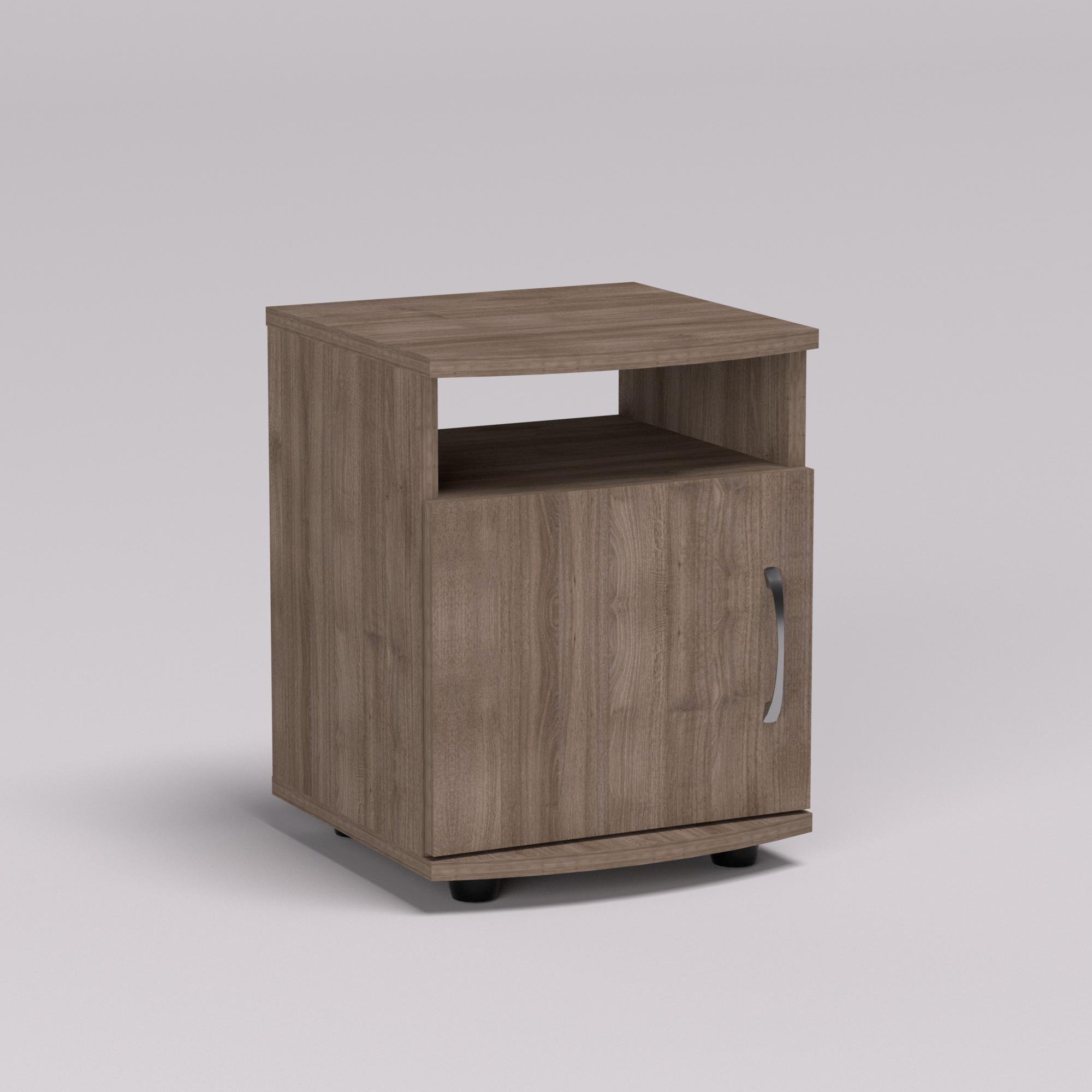 Тумба прикроватная V-2 350х350х450 мм Дуб шамони темный (12878) Тумба прикроватная V-2 350х350х450 мм Дуб шамони темный (12878)