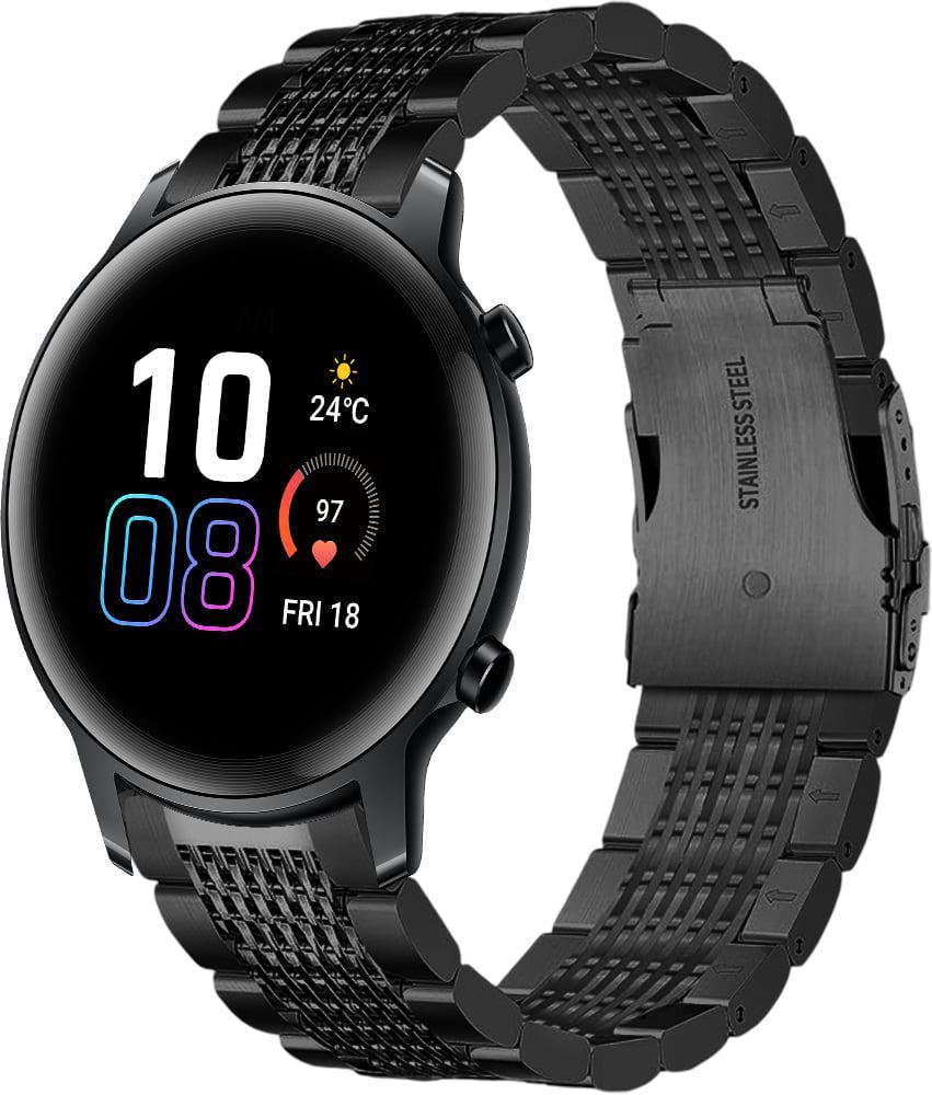 Ремешок металлический Gripix для Honor Magic Watch 2 42 мм Black (41755-2B)