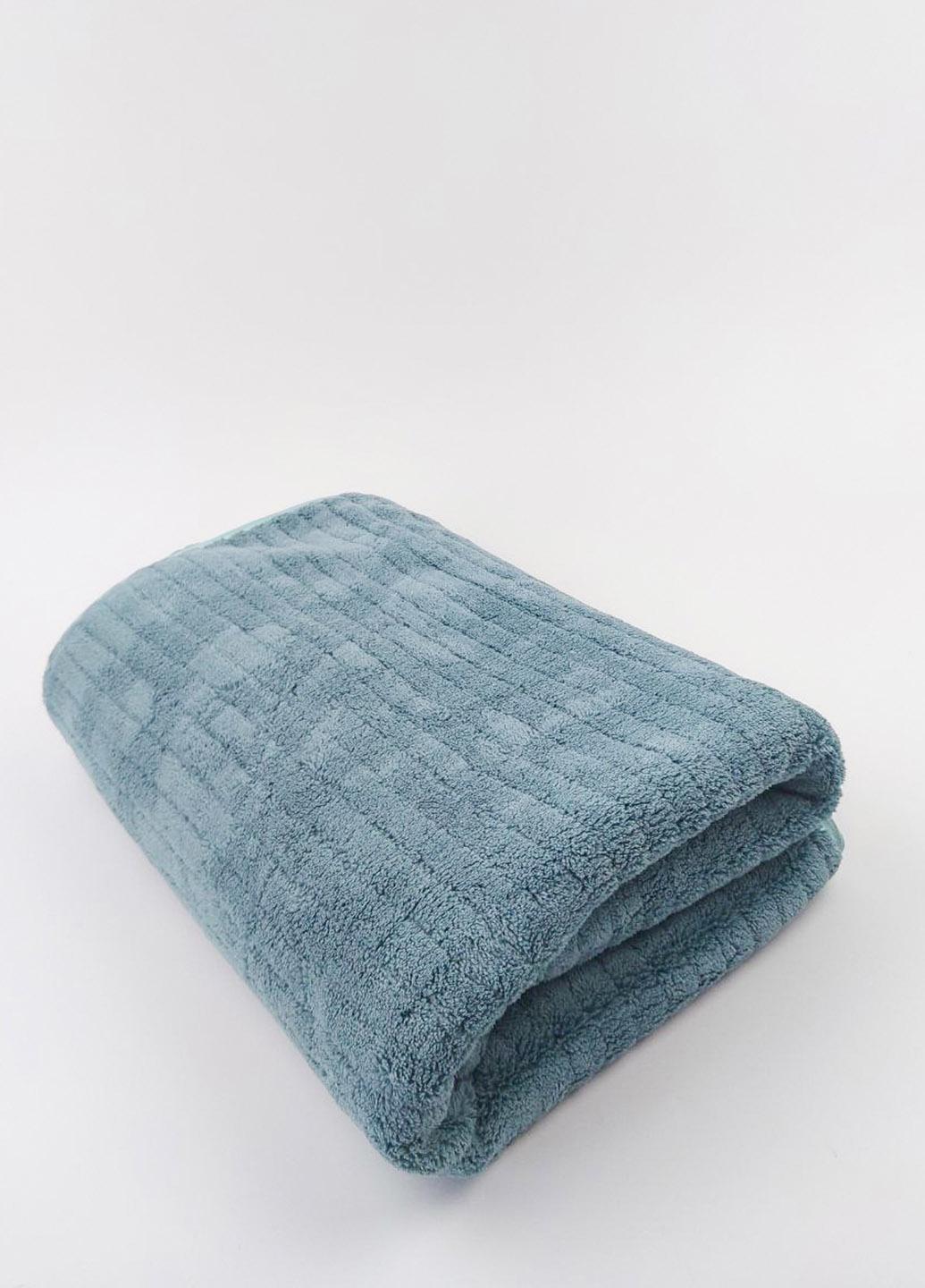 Полотенце для лица микрофибра 100х50 см Бирюзовый (67м-2)