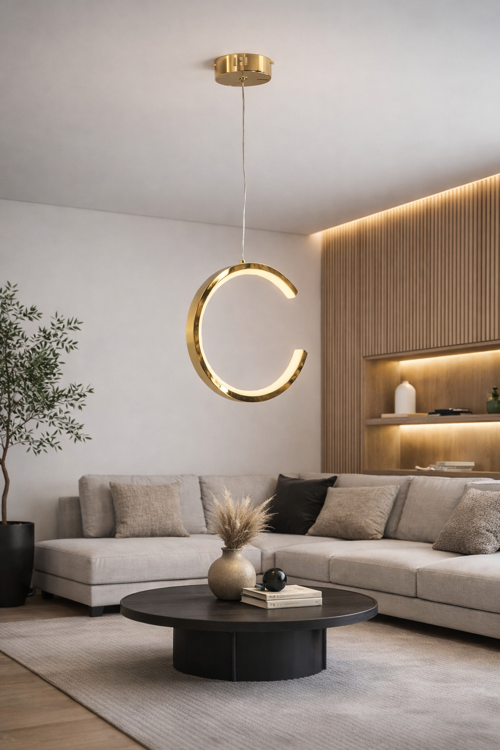 Подвесной светильник Lunaro C LED нейтральный свет 9W (20398/1GD)