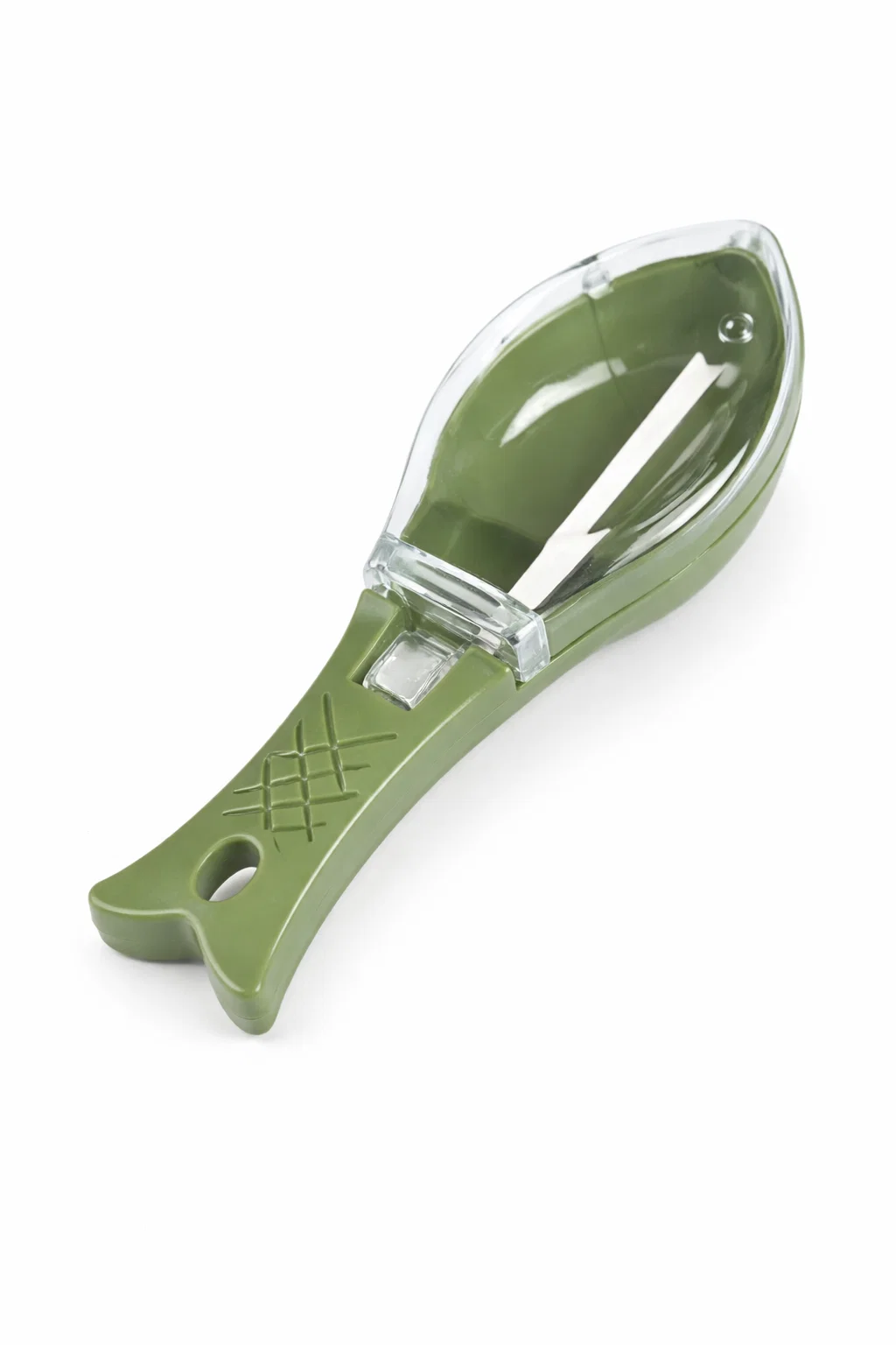 Рибочистка з контейнером Fish Scale Scraper з кришкою (4819)