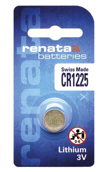 Батарейка Renata CR1225 Lithium 3V 1 шт. (1988674666) - фото 1