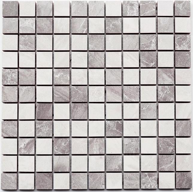 Мозаика керамическая Kotto Ceramica СМ 3019 C2 300х300х10 мм 25х25 мм Gray/White (002680)