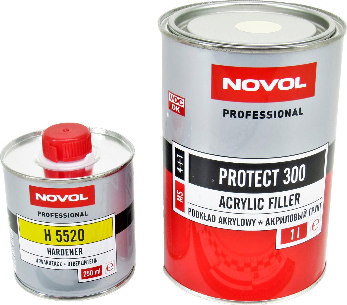 Грунт NOVOL MS PROTECT 300 4+1 1 л 0,25 л Жовтий (37001) - фото 1