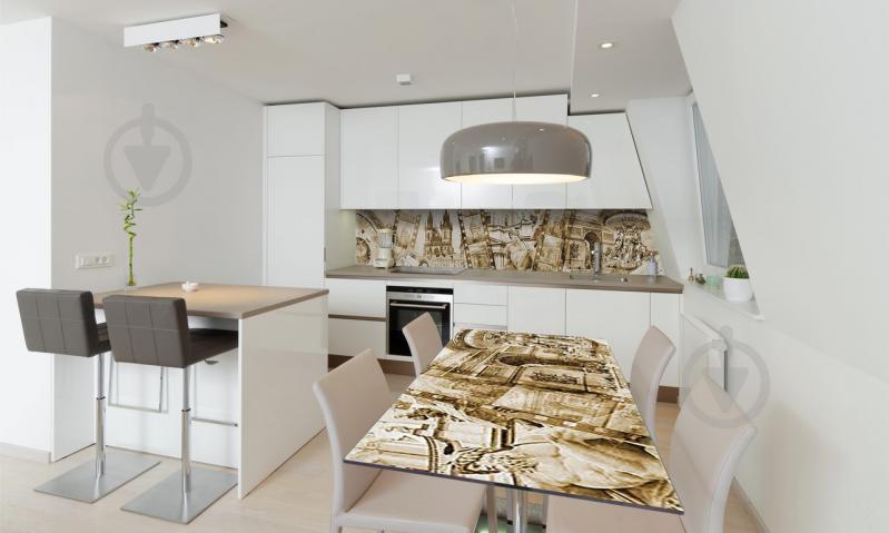 Наклейка виниловая на стол Zatarga «Европа» 650х1200 мм Z180504/1st