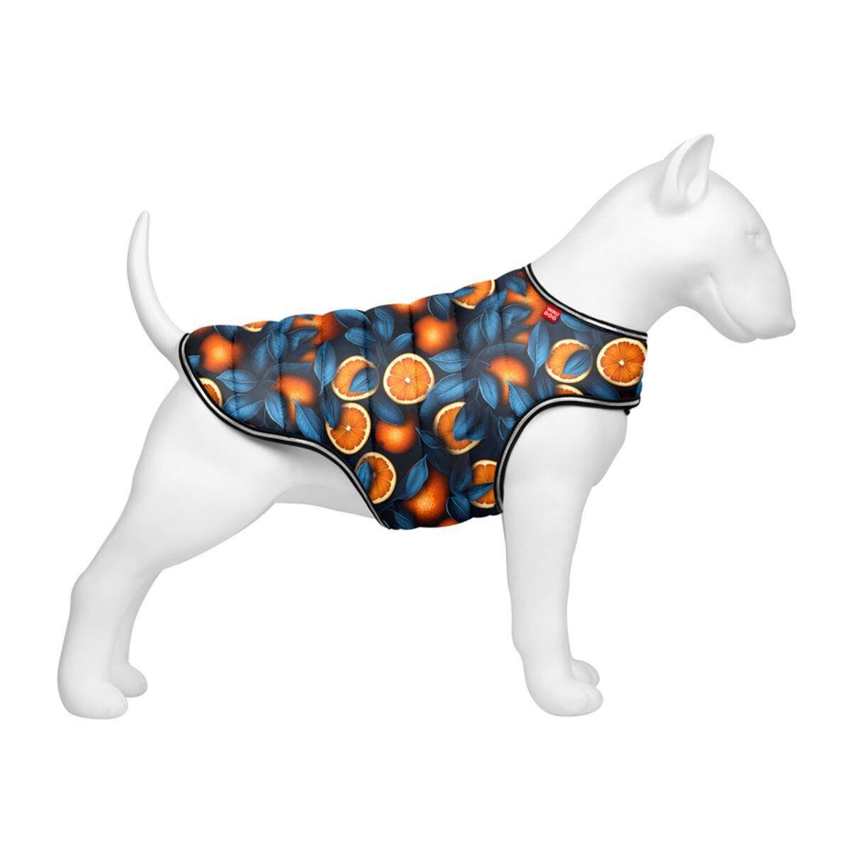 Курточка-накидка для собак Waudog Clothes Апельсины XXS 23х29-36х14-20 см (501-4054 Col)