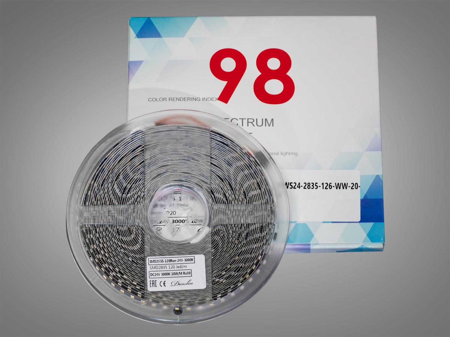 Світлодіодна стрічка адресна 24 В 126 діодів на метр 8 мм Теплий (PWS24-2835-126-WW-20-8) - фото 2 Світлодіодна стрічка адресна 24 В 126 діодів на метр 8 мм Теплий (PWS24-2835-126-WW-20-8) - фото 2