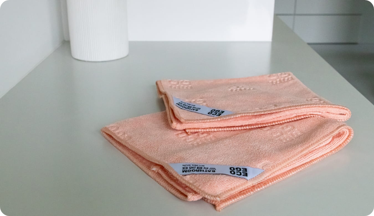 Серветка York ECO EGO BATHROOM із мікрофібри для прибирання ванної кімнати 40x40 см - фото 4