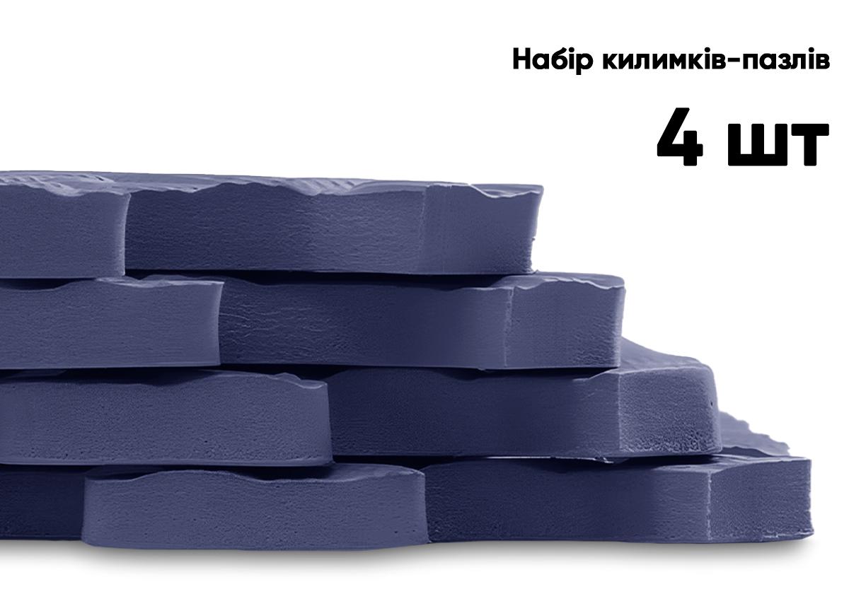 Татами мат-пазл EasyFit SwallowTail Хвост ласточки 4 шт./60х60х1 см Синий (EF-1950-BE) - фото 3 Татами мат-пазл EasyFit SwallowTail Хвост ласточки 4 шт./60х60х1 см Синий (EF-1950-BE) - фото 3