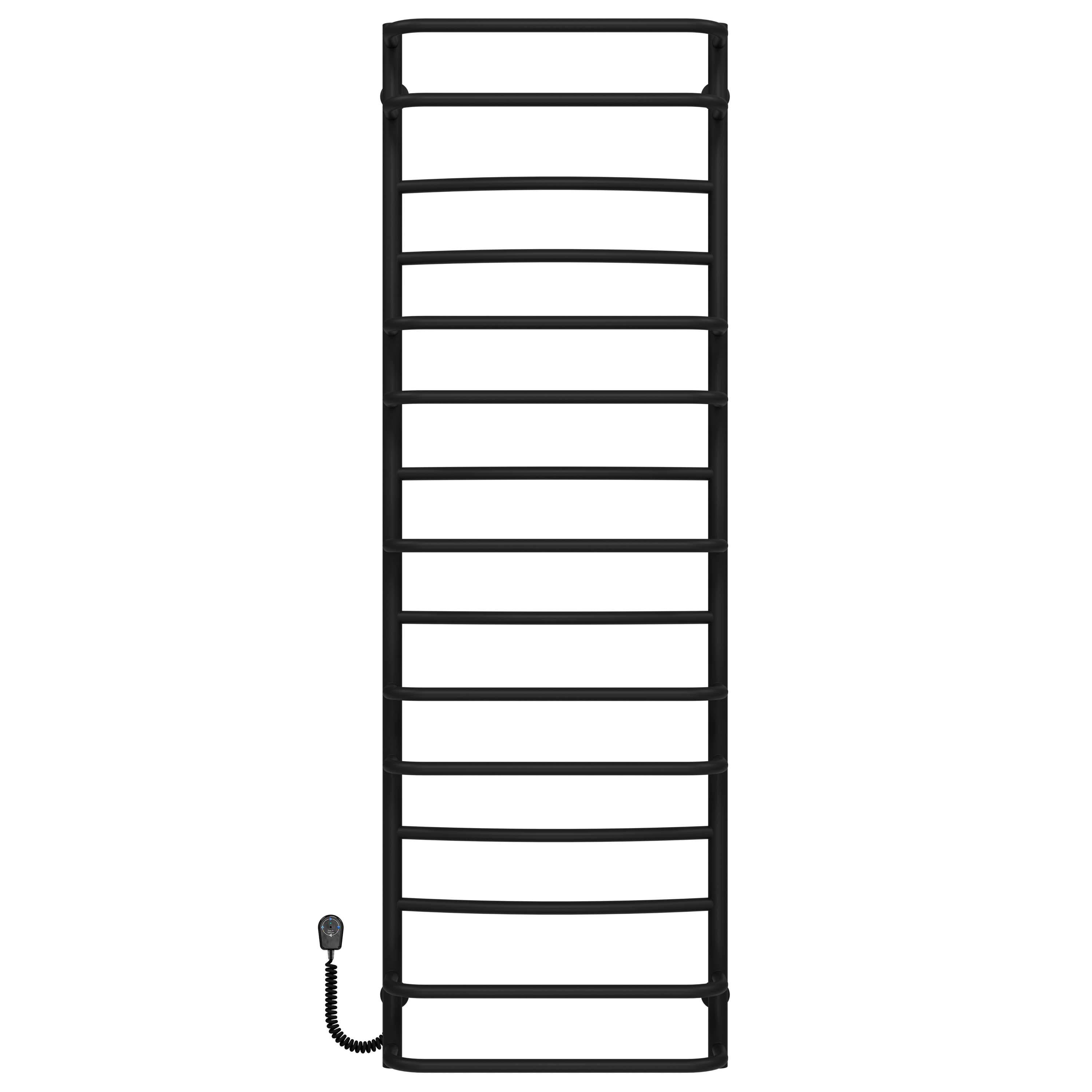 Полотенцесушитель электрический Deffi Аквамикс П15 EF16 левое подключение нержавеющая сталь 500х1600 мм Черный (C.AM.160.50.15.EBL5)