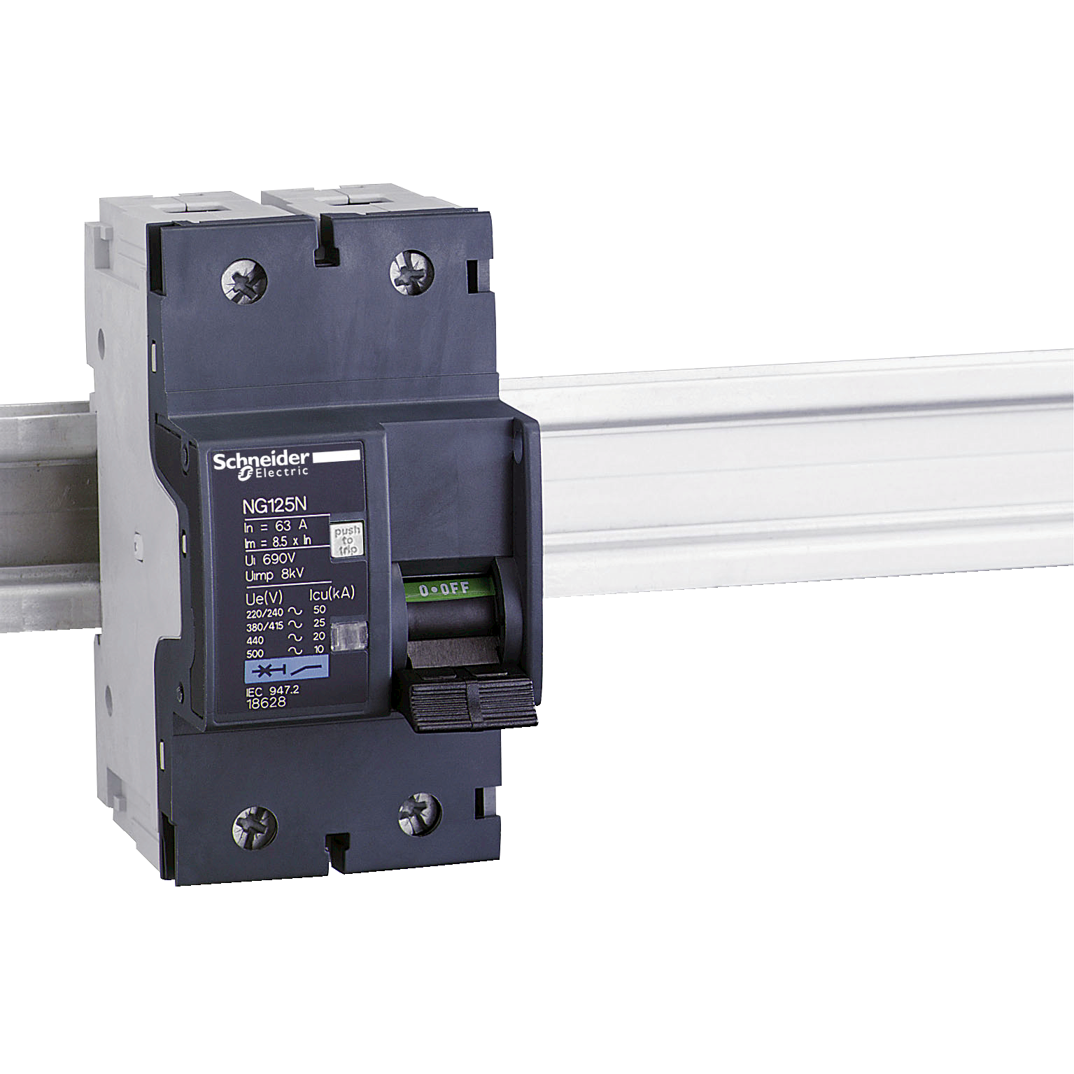 Автоматический выключатель Schneider Electric NG125N 2P 63A 20kA C (18628)