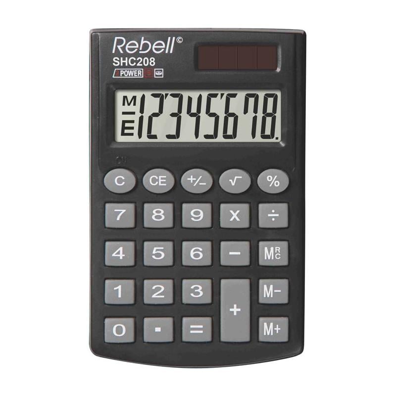 Калькулятор карманный Rebell SHC 208 Калькулятор карманный Rebell SHC 208