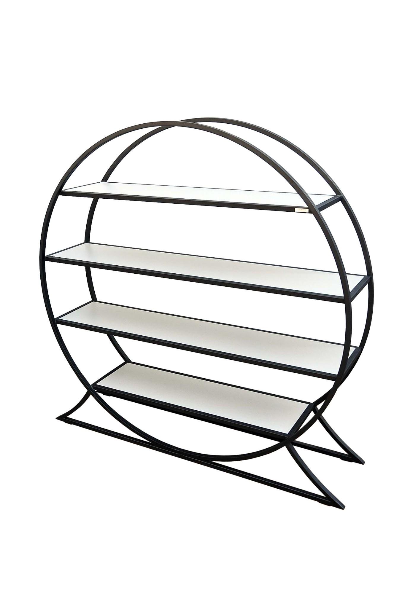 Презентаційний стелаж Kompred OL105 Чорний/Білий (4946150)