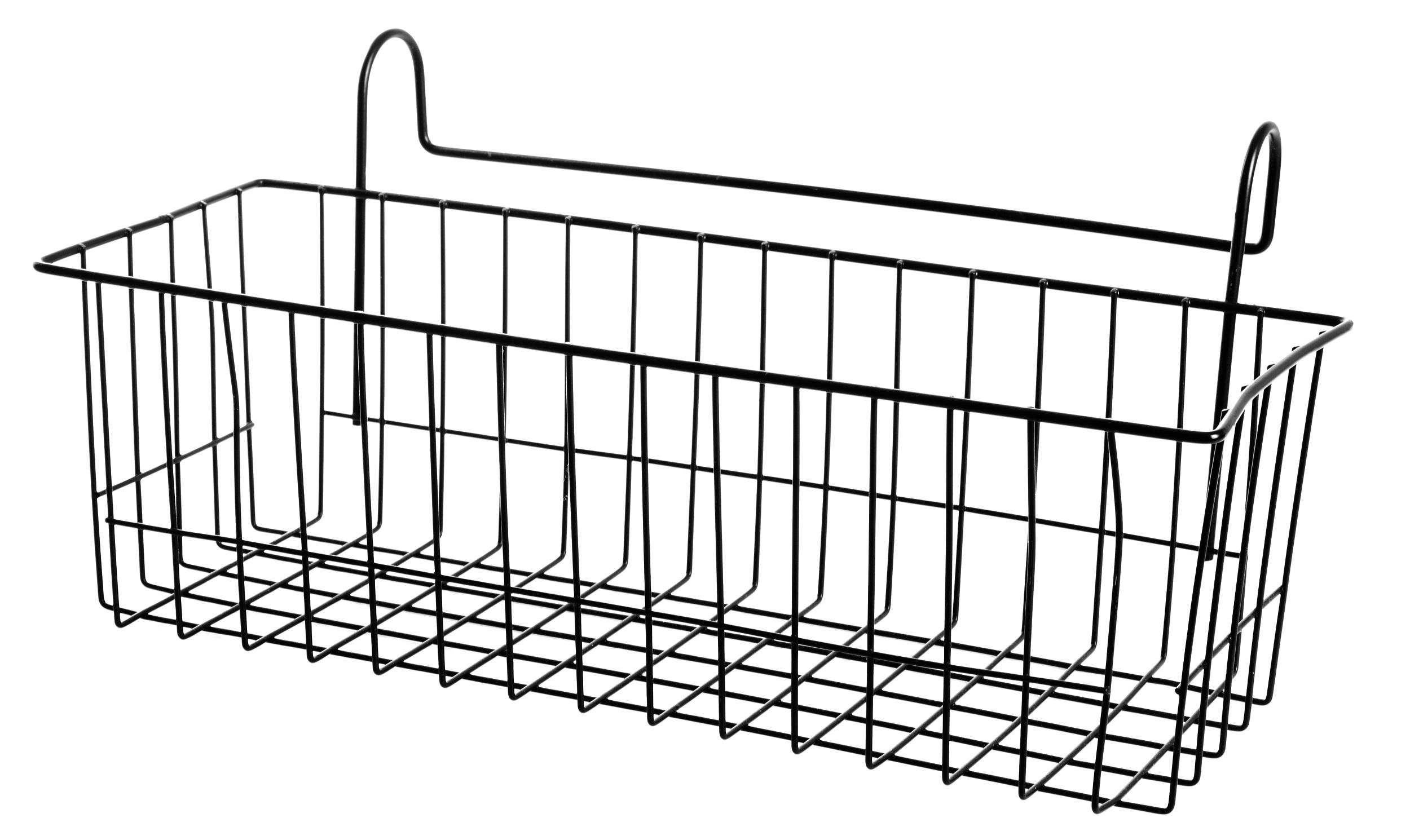 Корзина навесная Ringel Raum 39x18x17 см Черный (RG-003b)