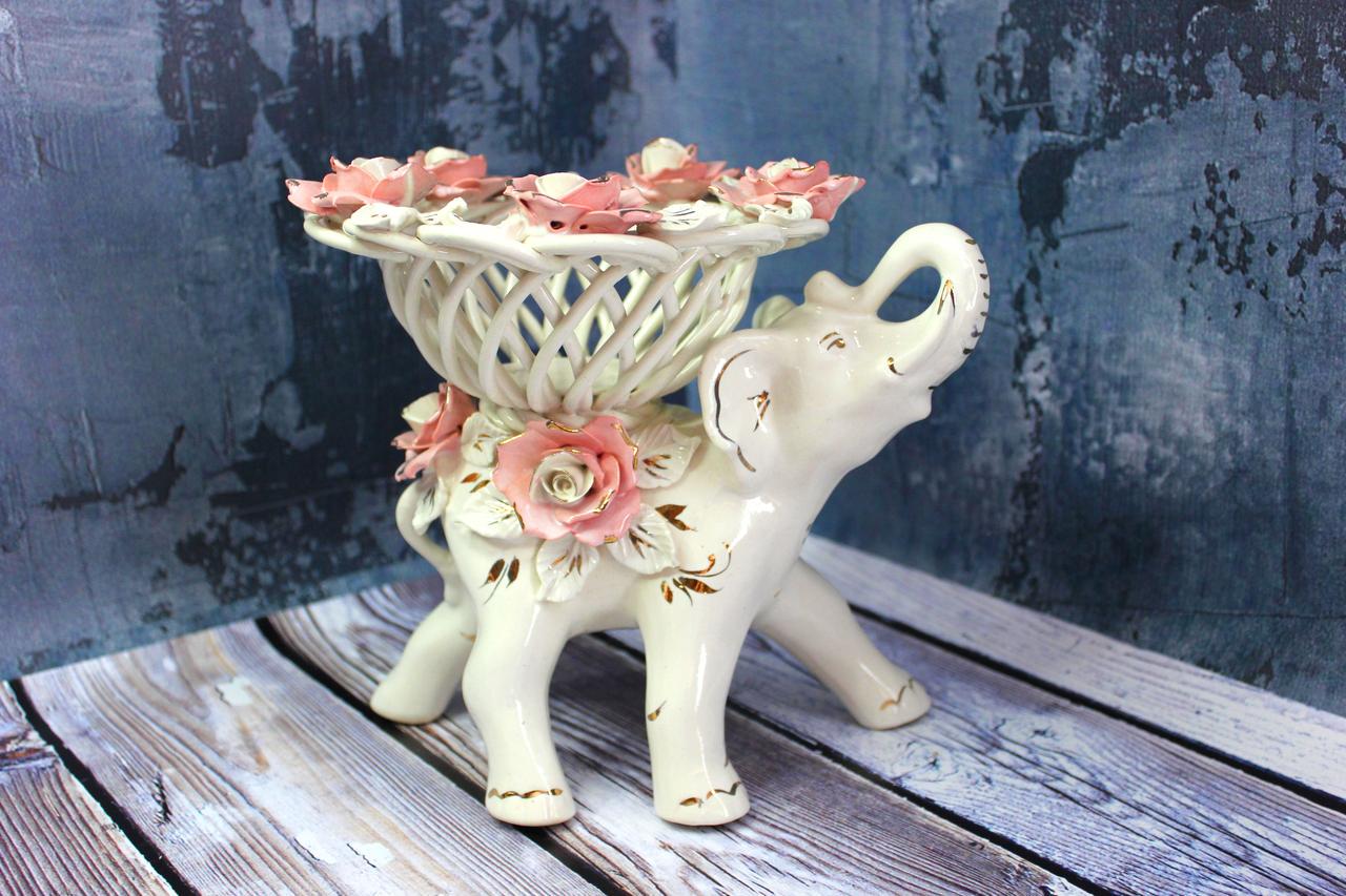 Конфетница Классик Цветочная лепка 16x20x22 см (1017749674) Конфетница Классик Цветочная лепка 16x20x22 см (1017749674)