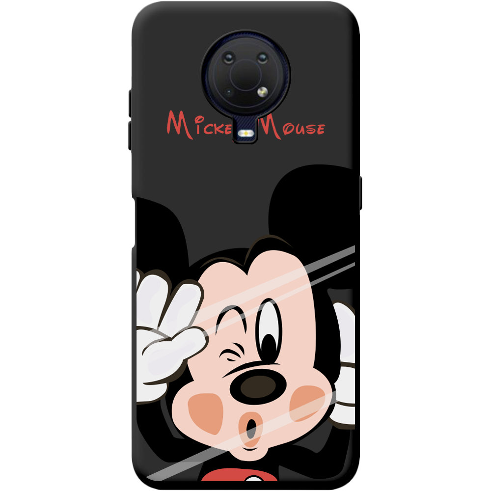 Чехол BoxFace Nokia G20 Mister M Черный силикон (42373-cc58-42880)