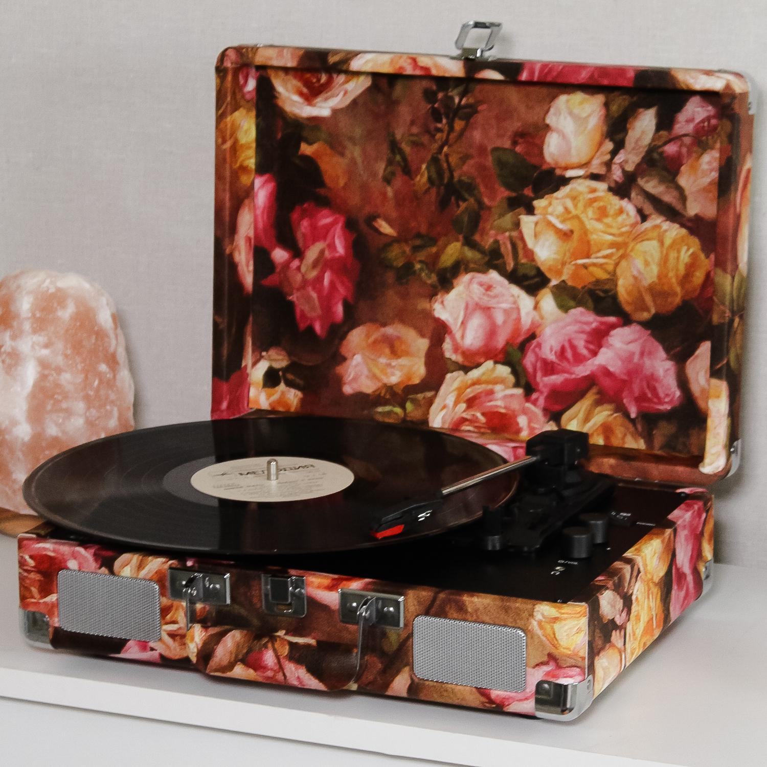 Програвач вініловий Crosley Cruiser Plus Bluetooth Floral