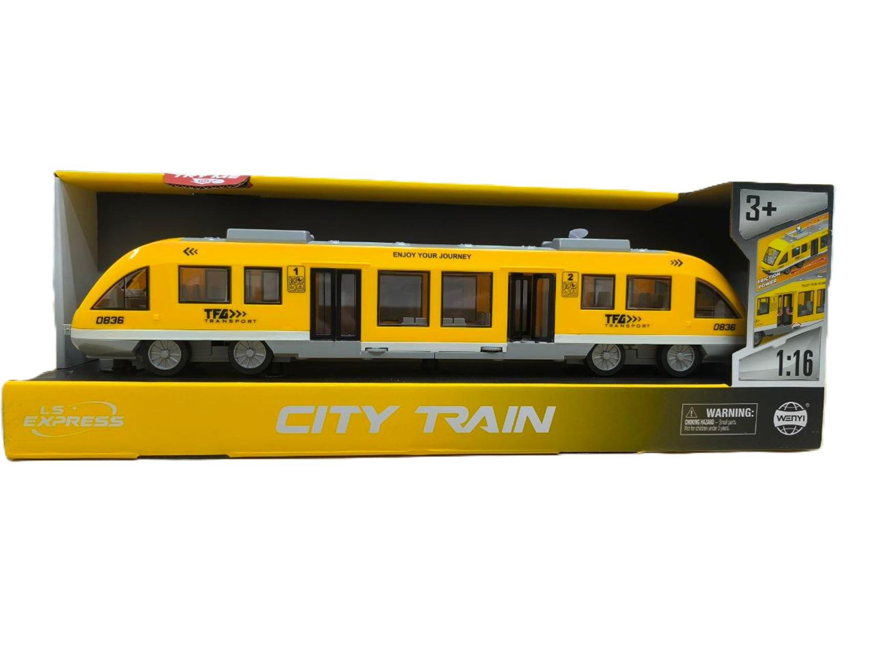 Трамвай інерційний WENYI WY920B світло звук відкривні двері
