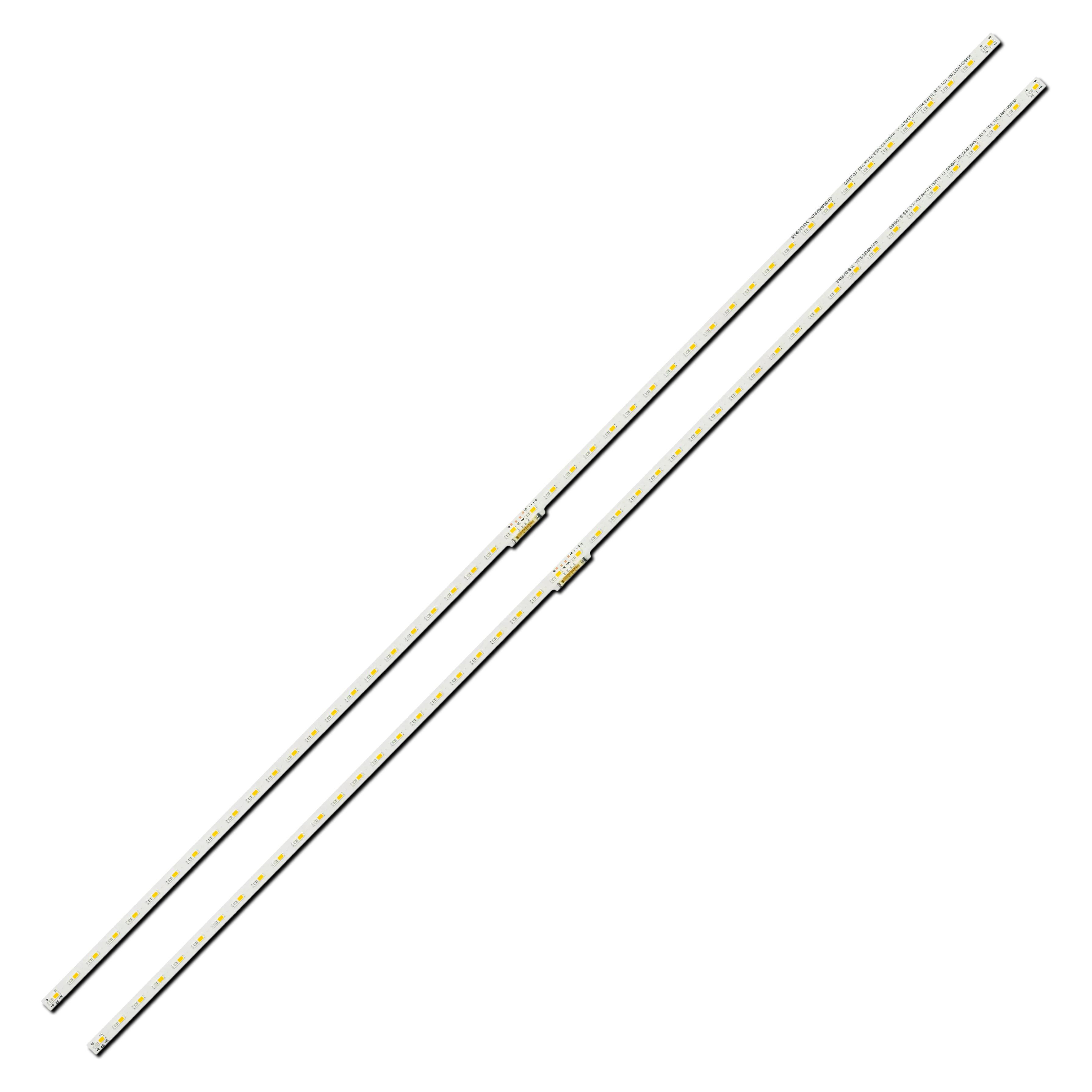 Комплект LED подсветки для TV Samsung V0T6-550SM0-R0 BN96-50383A STC550F64 Q70T-STC550F64-7020-2IN1-BLUE-48LED 55" 2 шт. (ART-13648) - фото 1