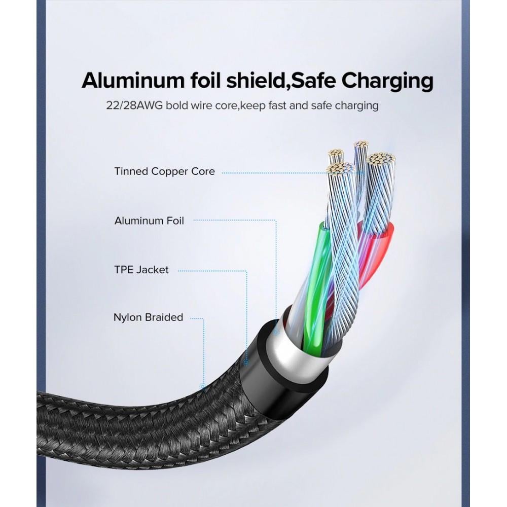 Кабель магнитный Ugreen USB-Type-C 100 см (25397313) - фото 7
