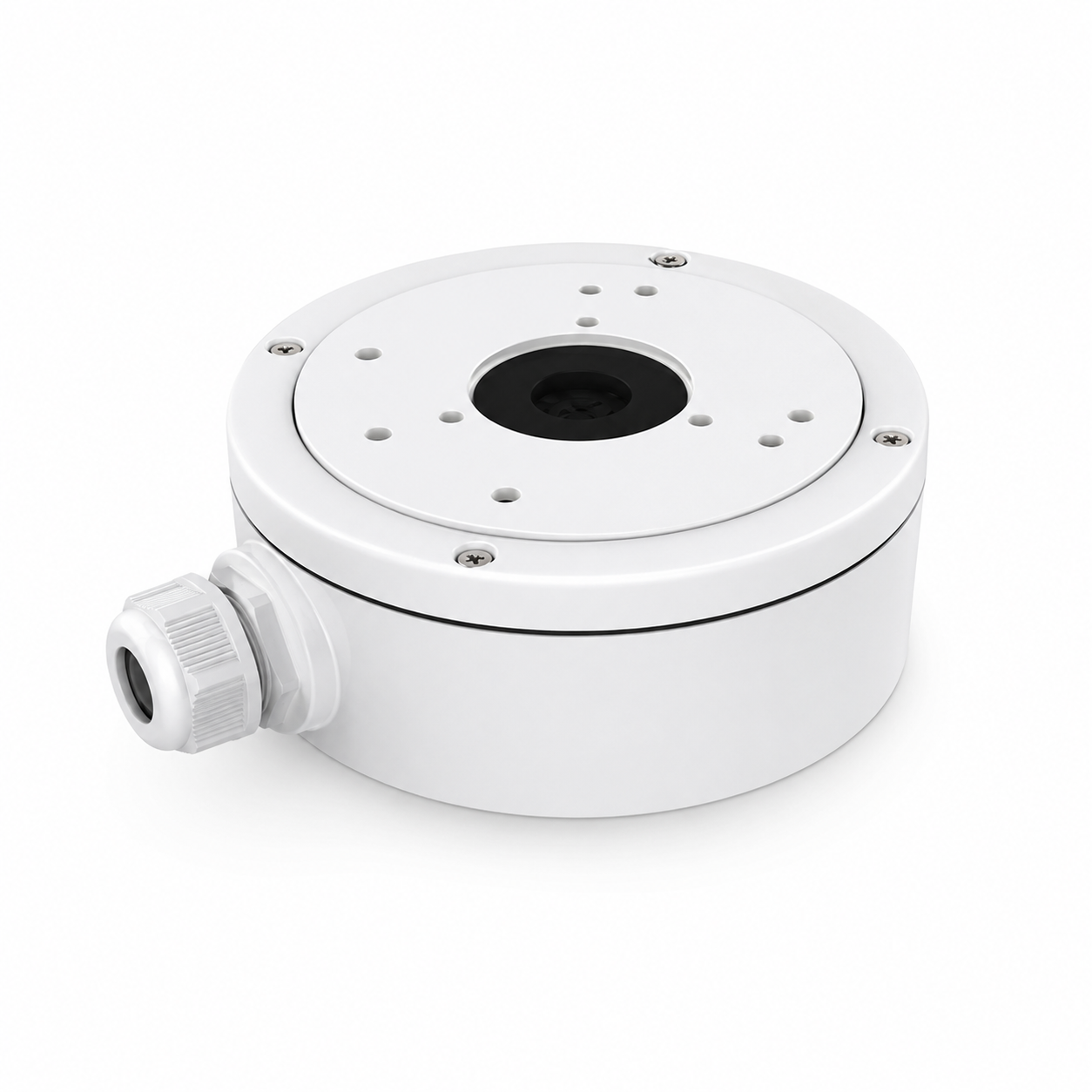 Коммутационная коробка кронштейн Hikvision DS-1280ZJ-M алюминиевый сплав 157х185х51 Белый (34965148)
