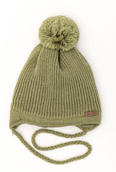 Шапка дитяча для хлопчиків Вуді D856 бавовна 40-44 см Хакі