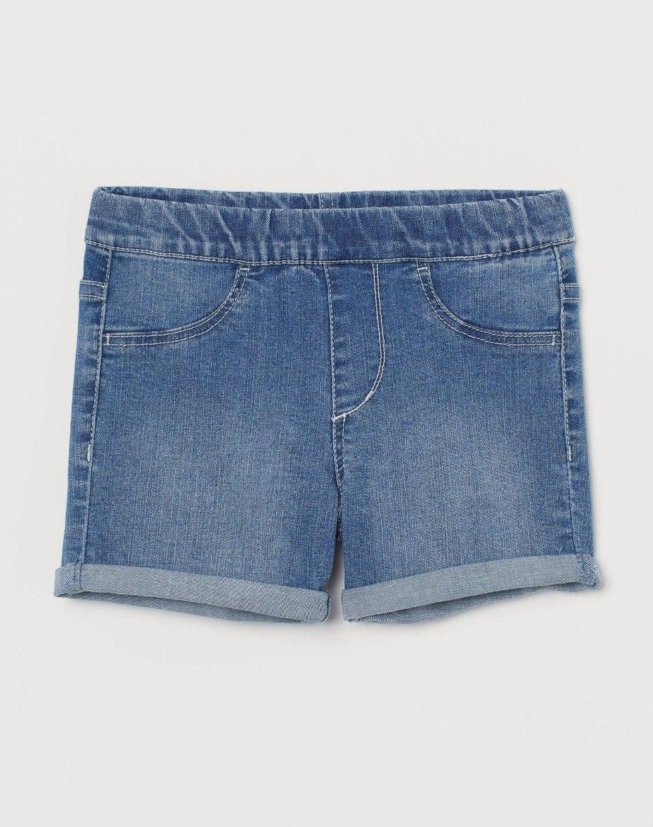 Шорти дитячі джинсові для дівчинки H&M 128 см Синій (25072402)
