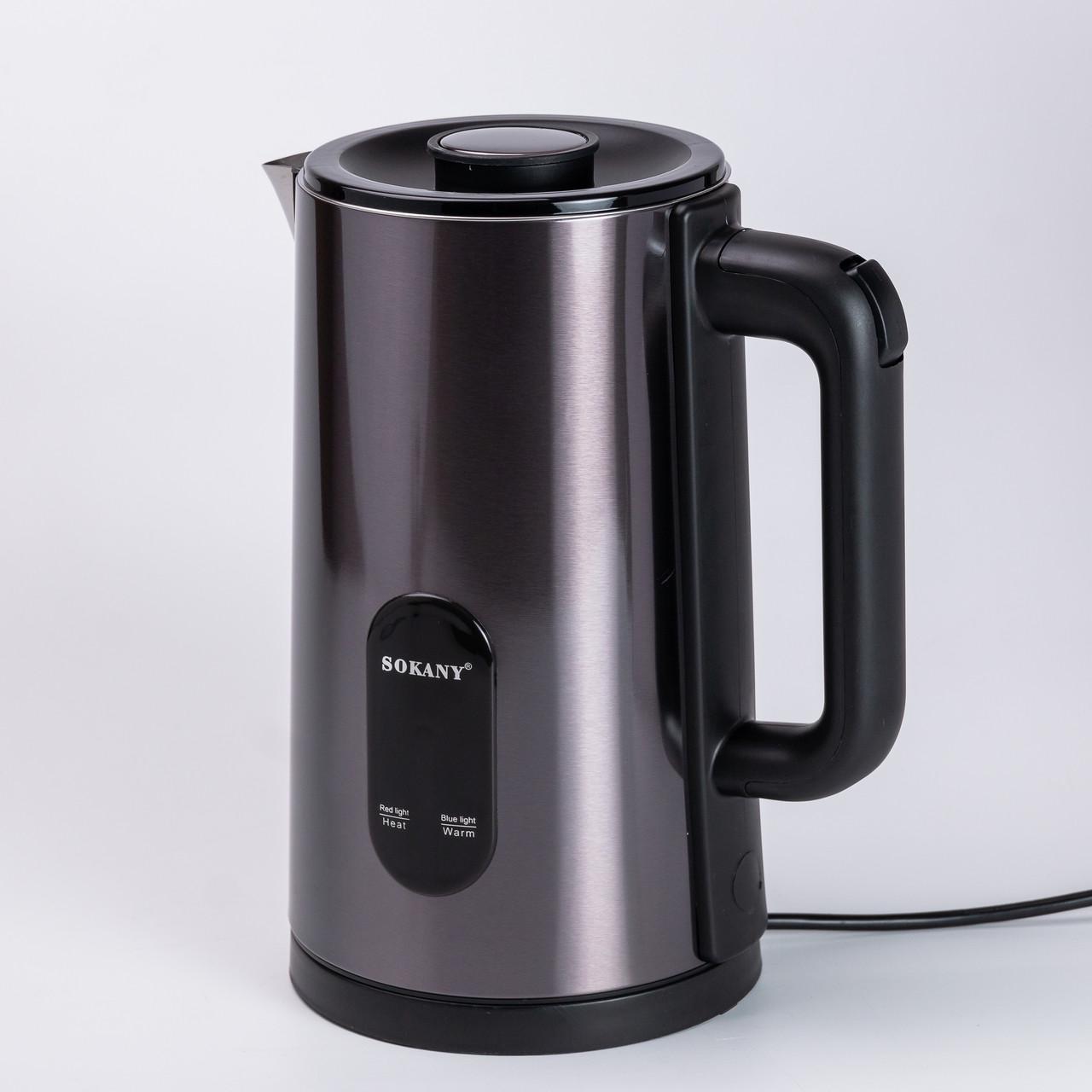 Чайник електричний Sokany SK-09019G 3 л Сірий (4926) - фото 15 Чайник електричний Sokany SK-09019G 3 л Сірий (4926) - фото 15