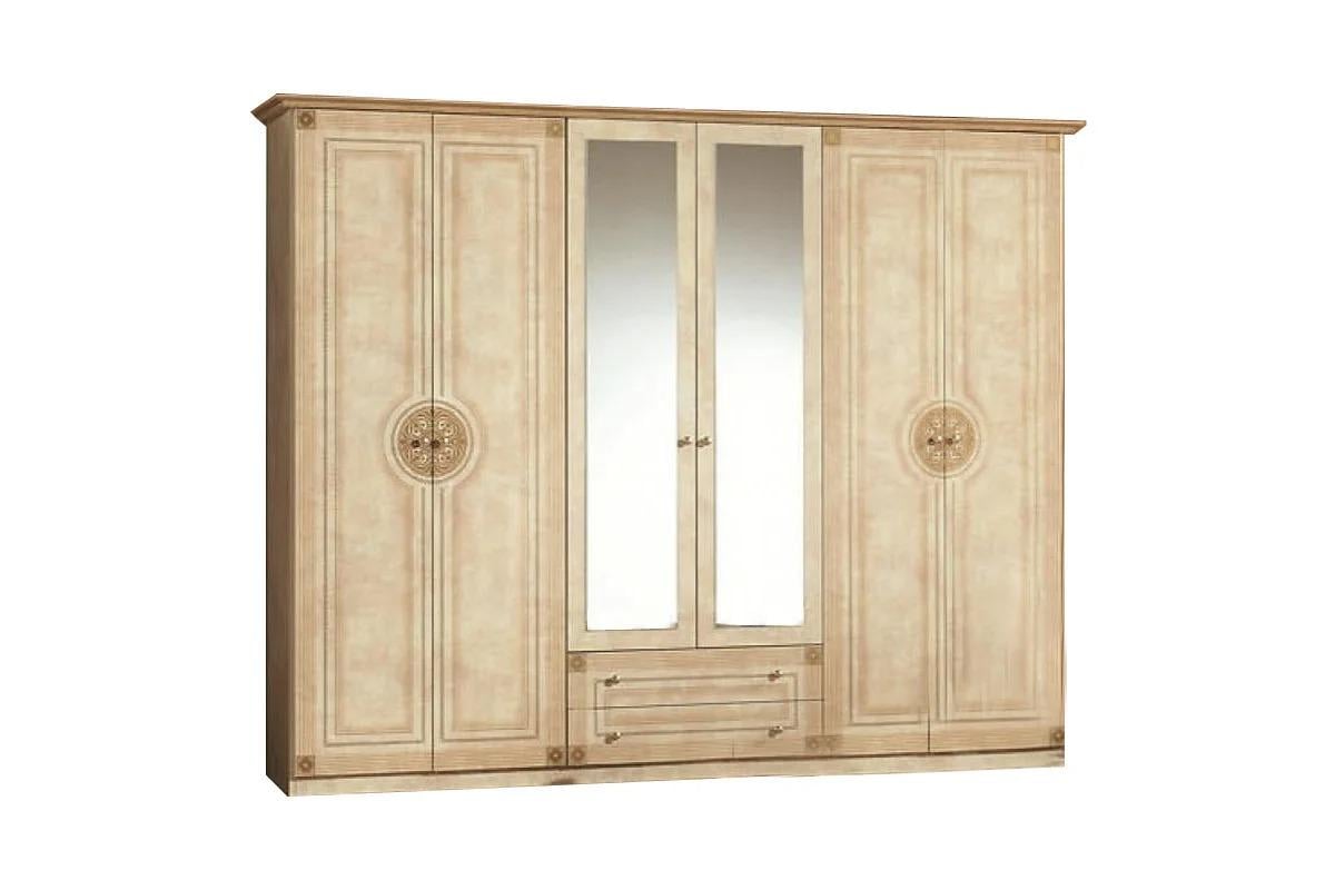 Шкаф распашной Мебель-Сервис Рома 6Д из ДСП Клен