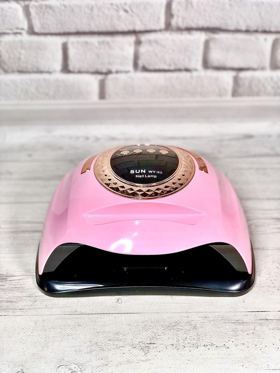 Лампа для манікюру SUN 16 червоних діодів 268 Вт Рожевий (WY-02)