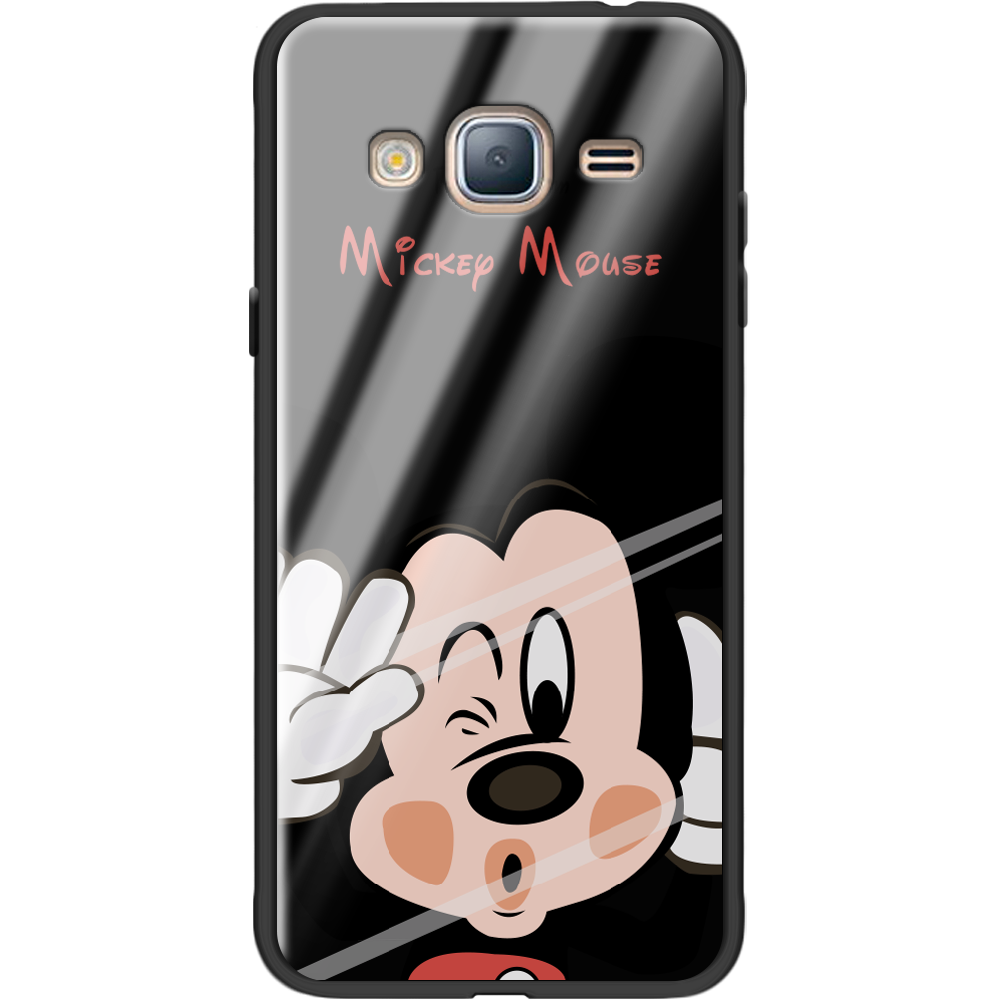 Чехол BoxFace Samsung J320 Galaxy J3 Mister M Черный силикон со стеклом (24962-cc58-37742)