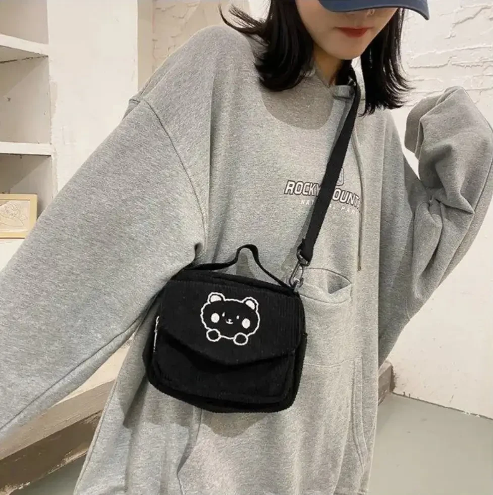 Сумка женская с медведем Тедди Черный (А134) - фото 6 Сумка женская с медведем Тедди Черный (А134) - фото 6