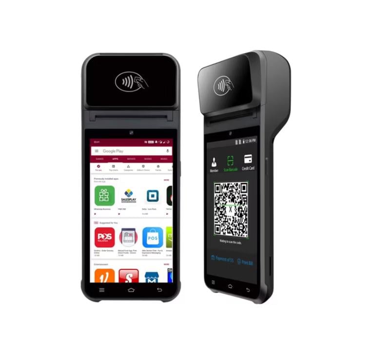 Терминал с принтером мобильный POS Zeus NFC поддержка tapXphone РРО - фото 2 Терминал с принтером мобильный POS Zeus NFC поддержка tapXphone РРО - фото 2