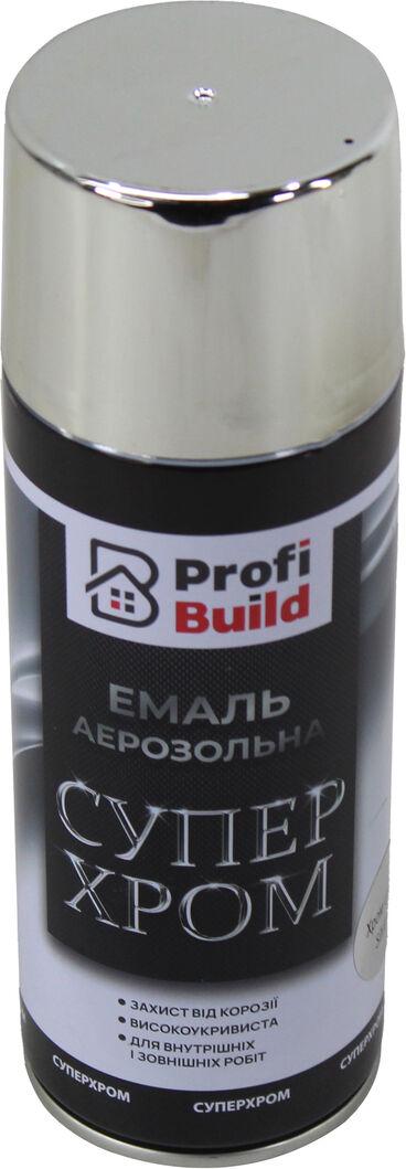 Краска-спрей Profi Build Серебряный хром 400 мл (К22)