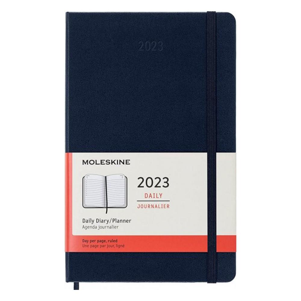 Ежедневник Moleskine 2023 средний Сапфировый (DHB2012DC3Y23)
