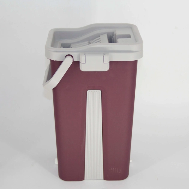 Набор для уборки ведро с отжимом и швабра 8 л - фото 2