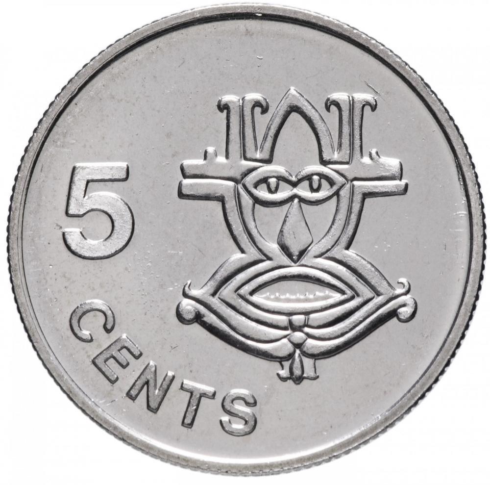 Коллекционная монета Соломоновы острова 5 центов 1996 UNC (KM#26a)